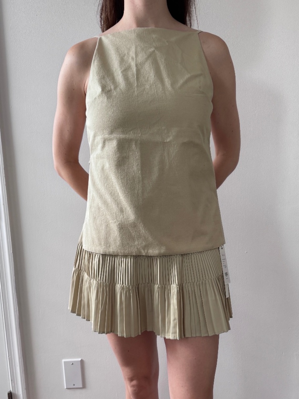 Ancosti Open Back Tank & Skirt Set